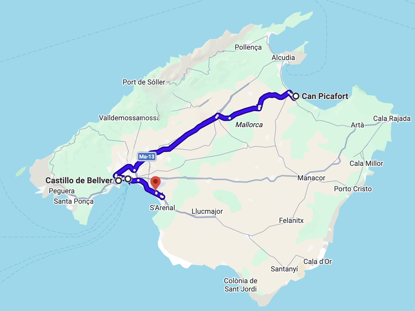 Mapa – Den 1