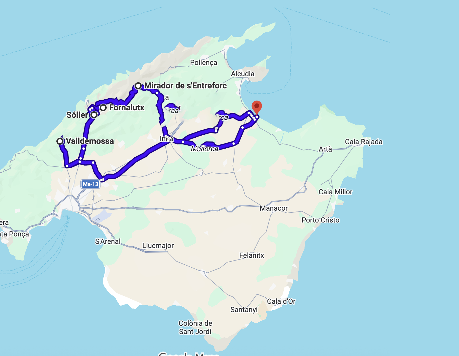 Mapa – Den 2